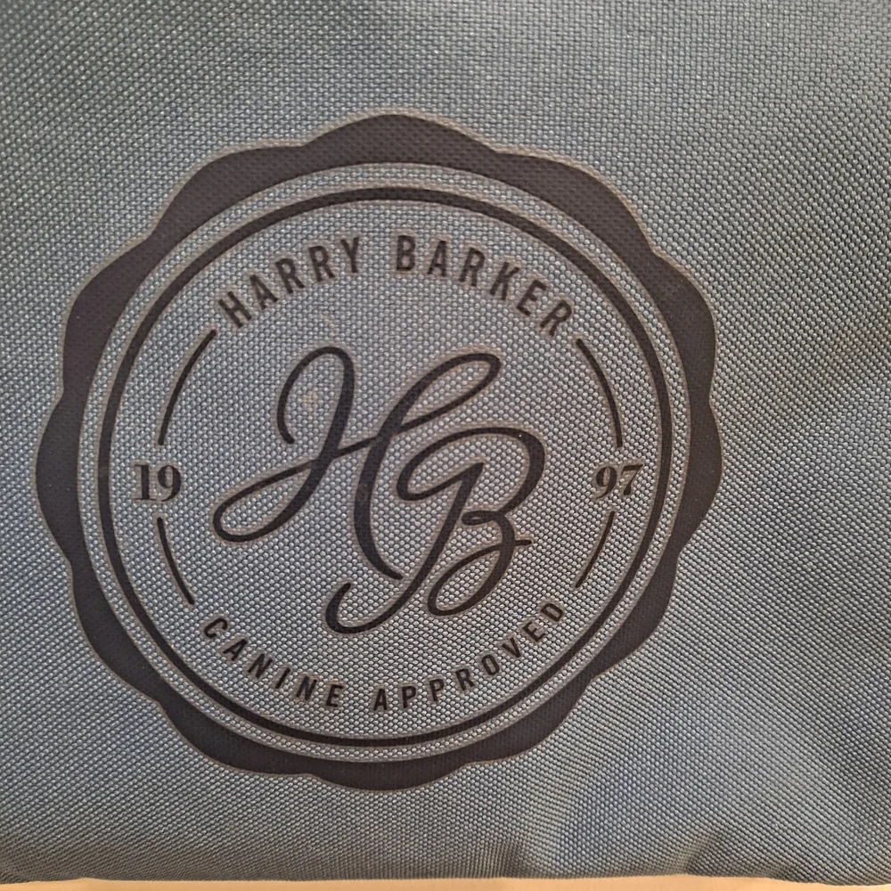 Harry Barker Blue & Black Nylon Dog Travel Crossbody Accessories Bag